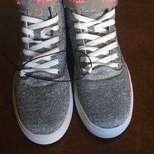 Grey high tops